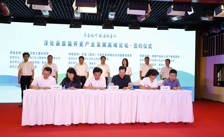 淳化舉行首屆蕎麥產業(yè)發(fā)展高峰論壇暨項目簽約儀式